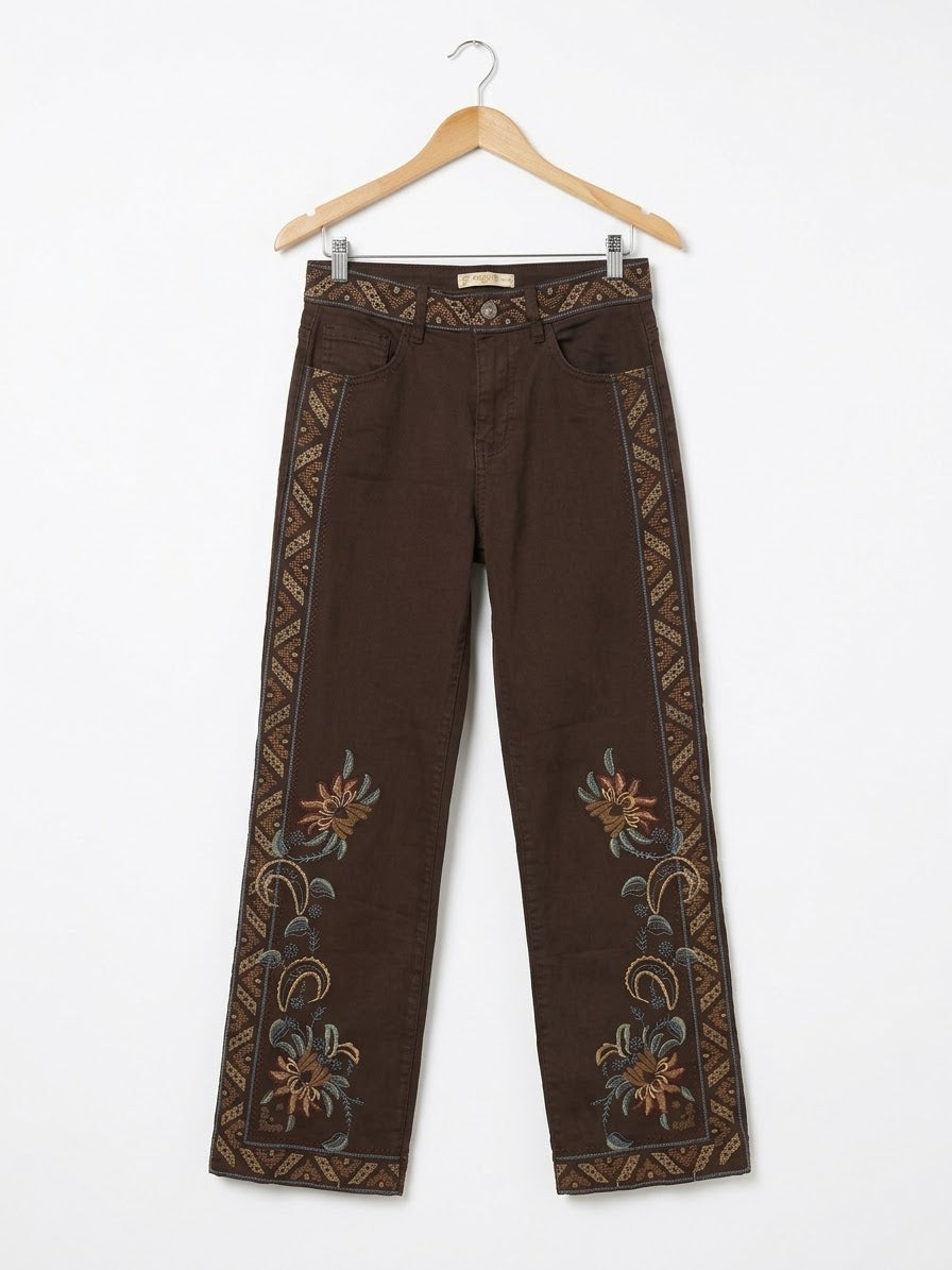 Pantalón Tejano | Bordado