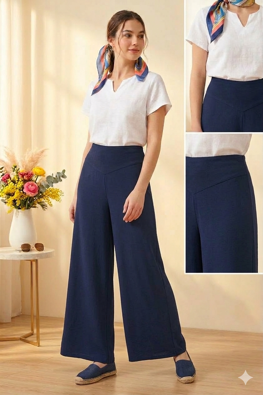 Falda pantalón fluida