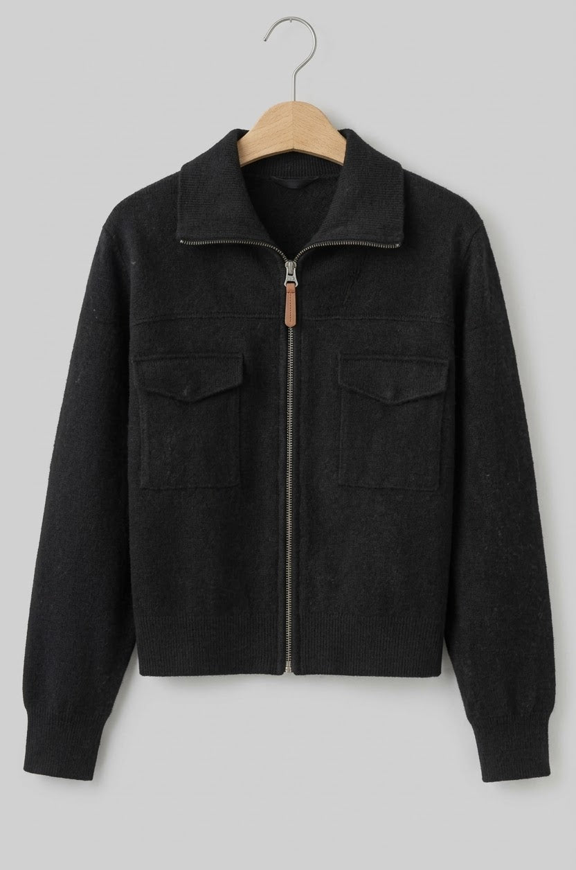 Chaqueta Punto | Corta con Cremallera