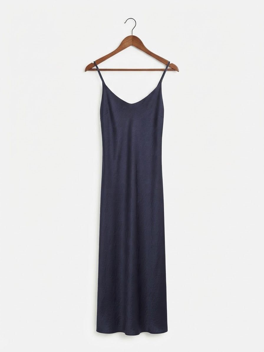 Vestido Largo| Raso Tirante Fino