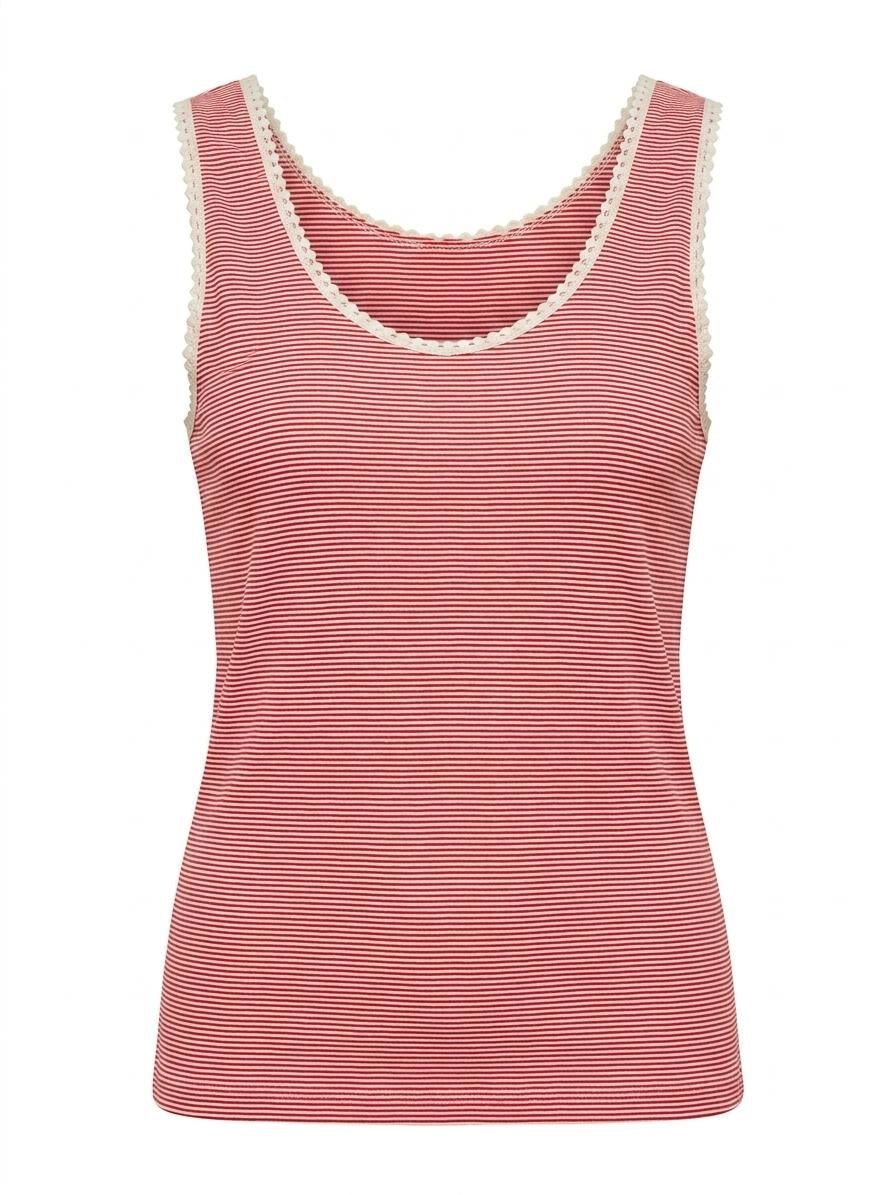 Camiseta de Tirantes con Detalle de Bolitas