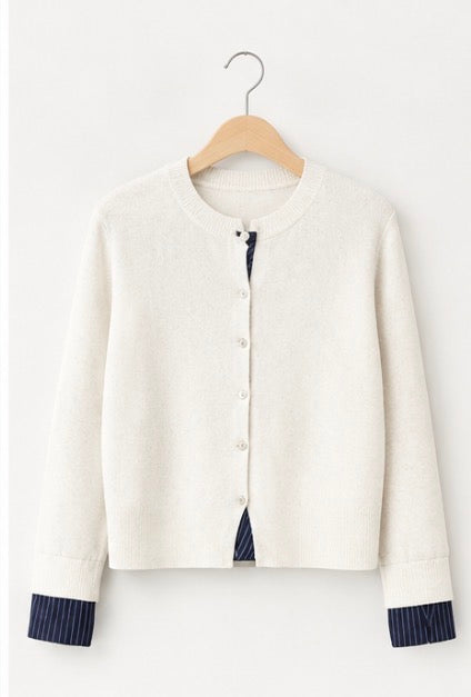 Chaqueta de Punto | Efecto 2 en 1