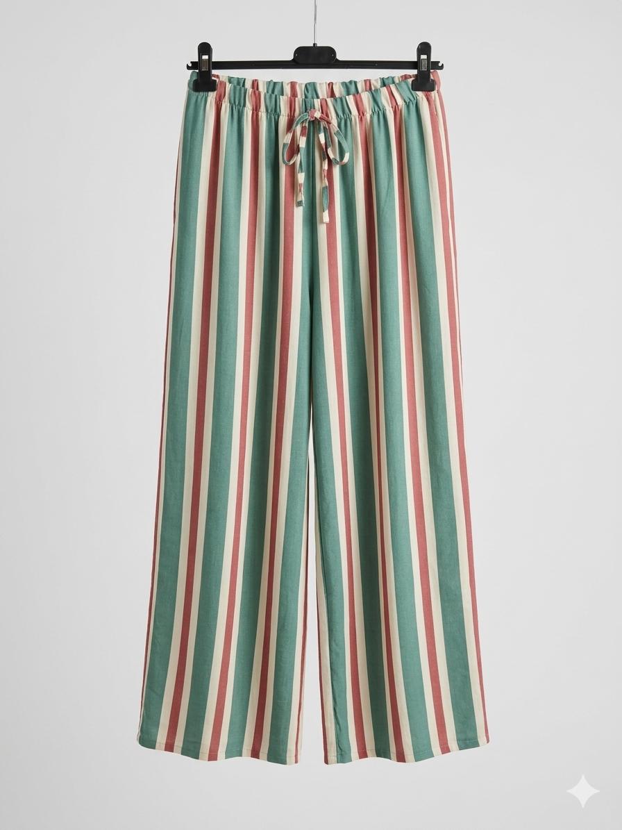 Pantalón Fluido | RAYAS RÚSTICAS