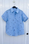 Camisa | corazones bordados
