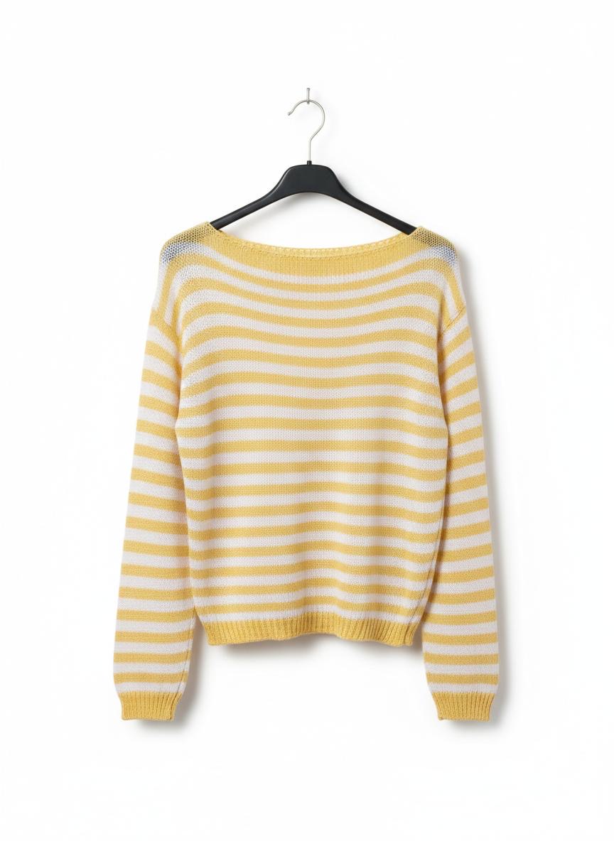 Jersey rayas punto fino