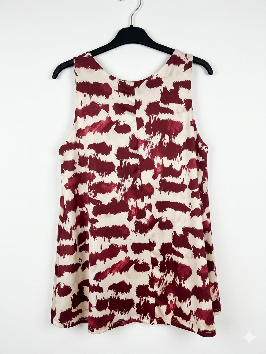 Blusa punto frío sin mangas