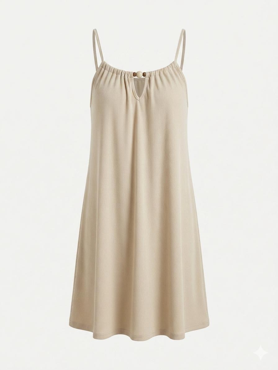 Vestido Midi | Bolas Escote