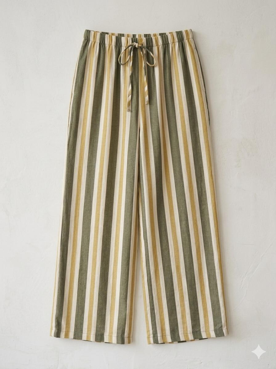 Pantalón Fluido | RAYAS RÚSTICAS