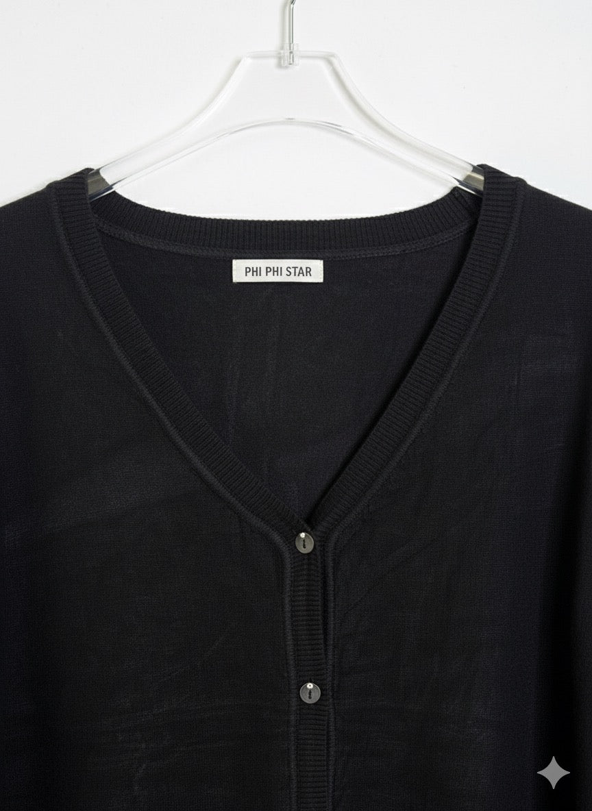 Cárdigan fino botones