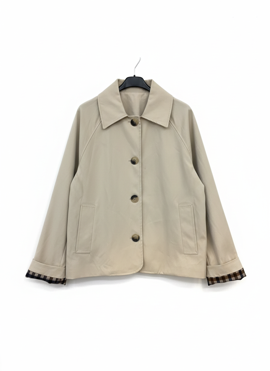 Parka gabardina corta