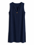 Vestido Sin Mangas | Botón Coco