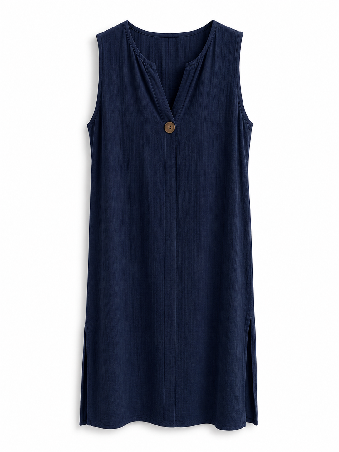 Vestido Sin Mangas | Botón Coco