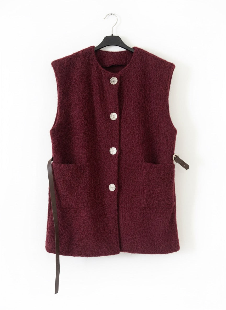 Chaleco con cinturón