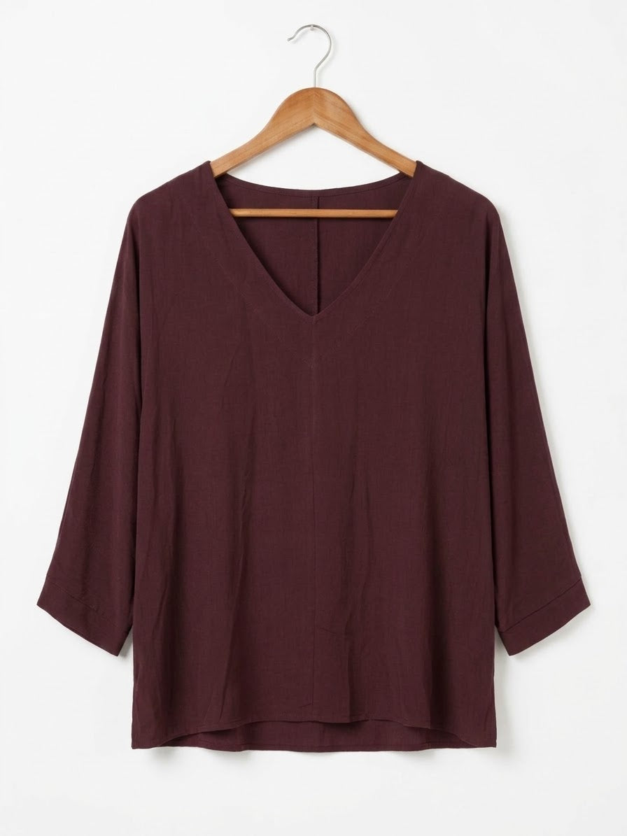 Blusa Holgada | Escote en V