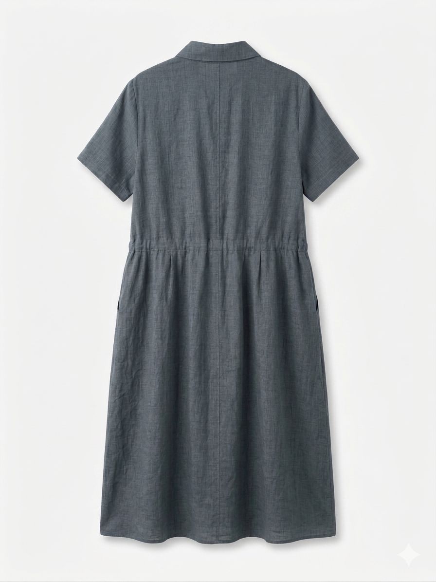 Vestido Camisero | Soft Denim
