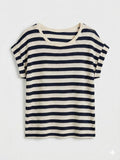 Camiseta de Punto Rayado