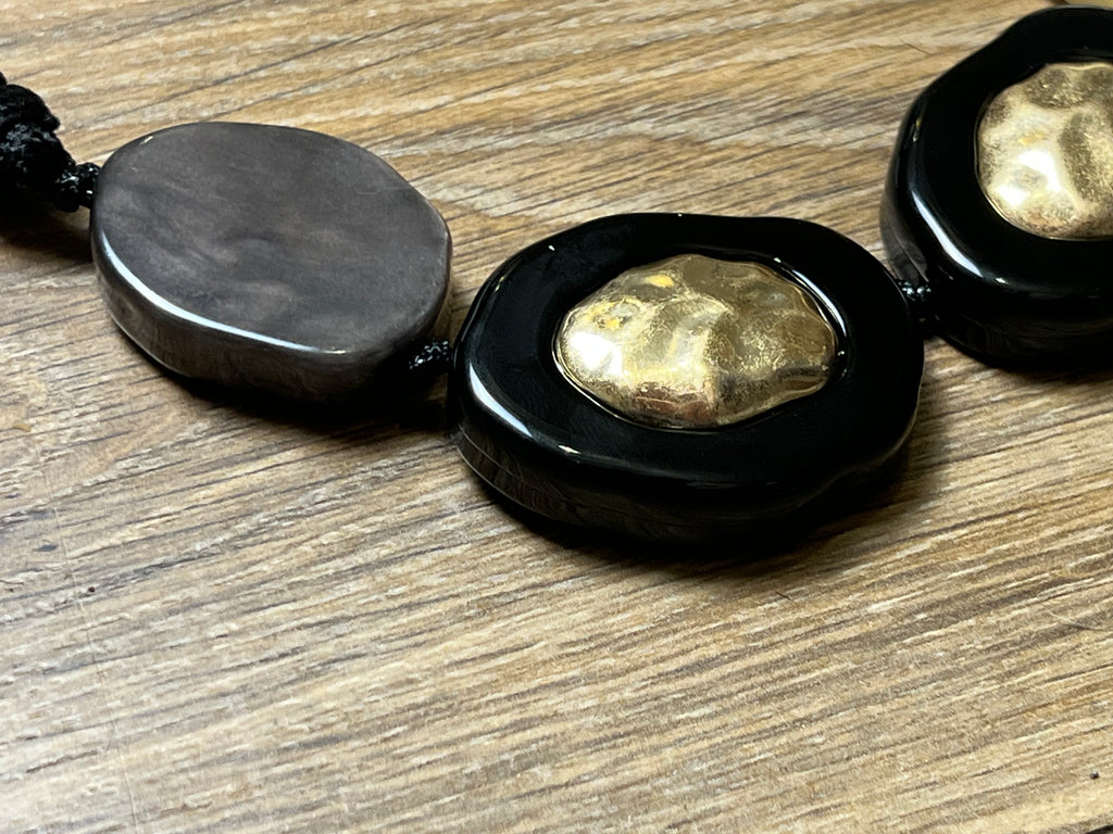 Collar | Onix & Gold