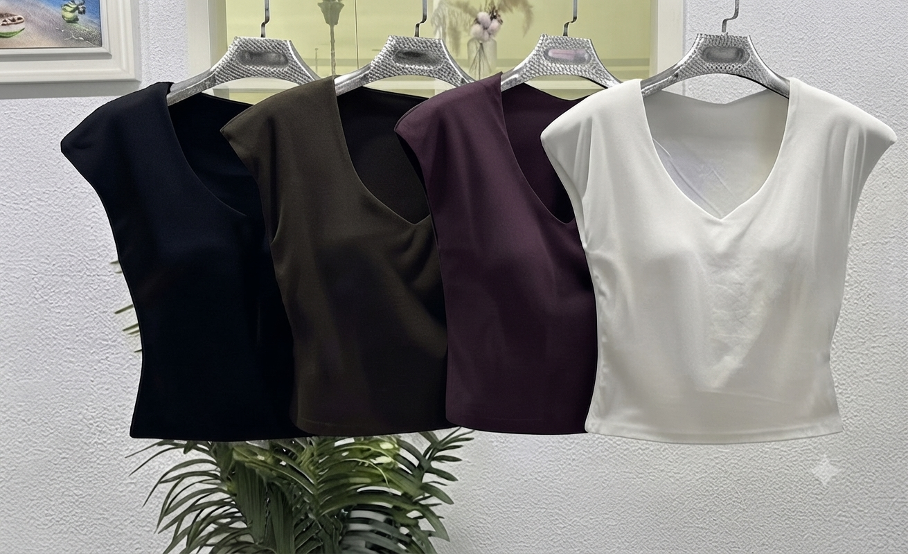 Top Cuello Pico | Con Cascos
