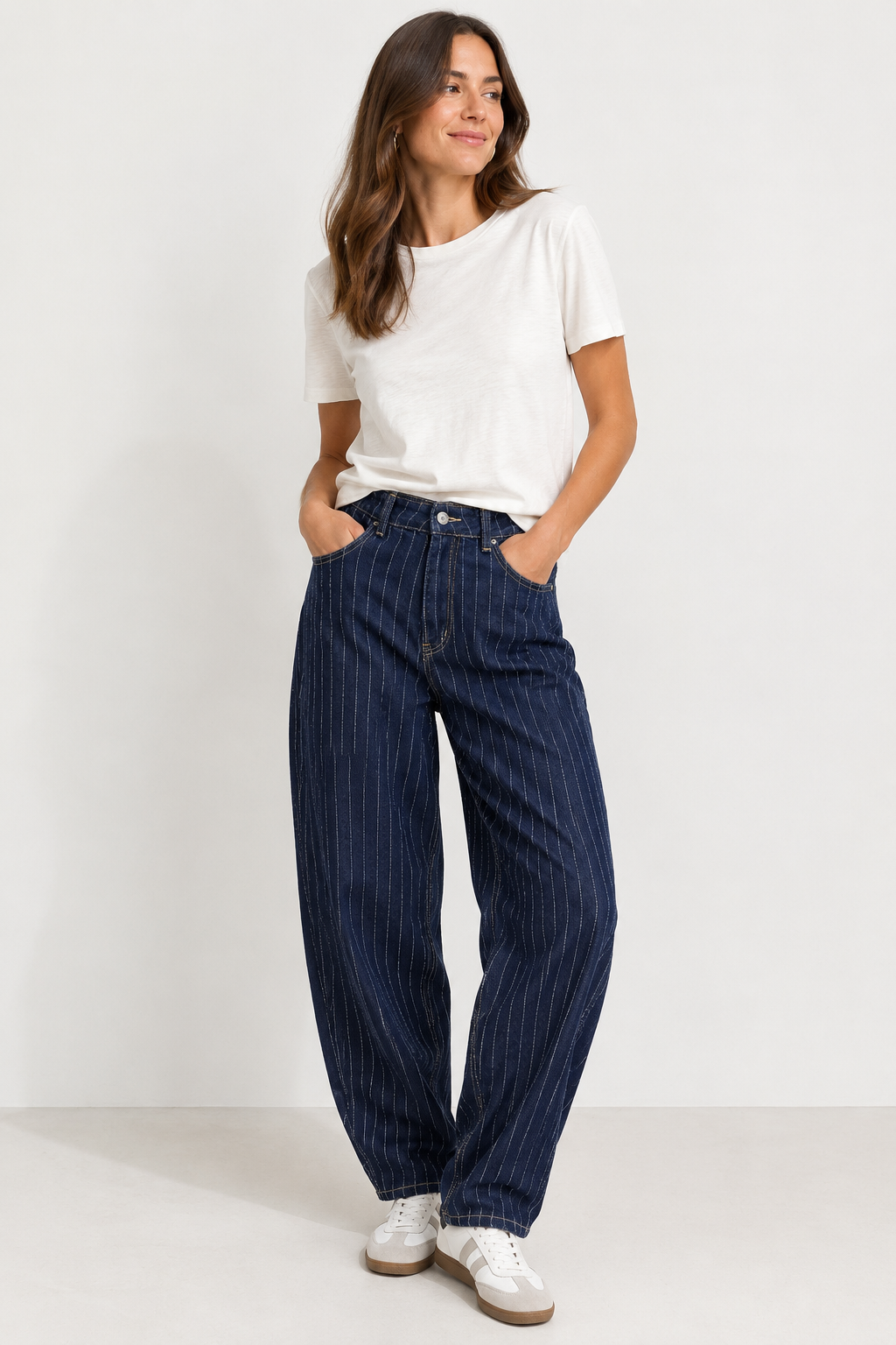 Pantalón Tejano | Barrel Rayas