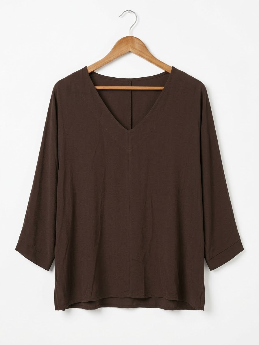 Blusa Holgada | Escote en V