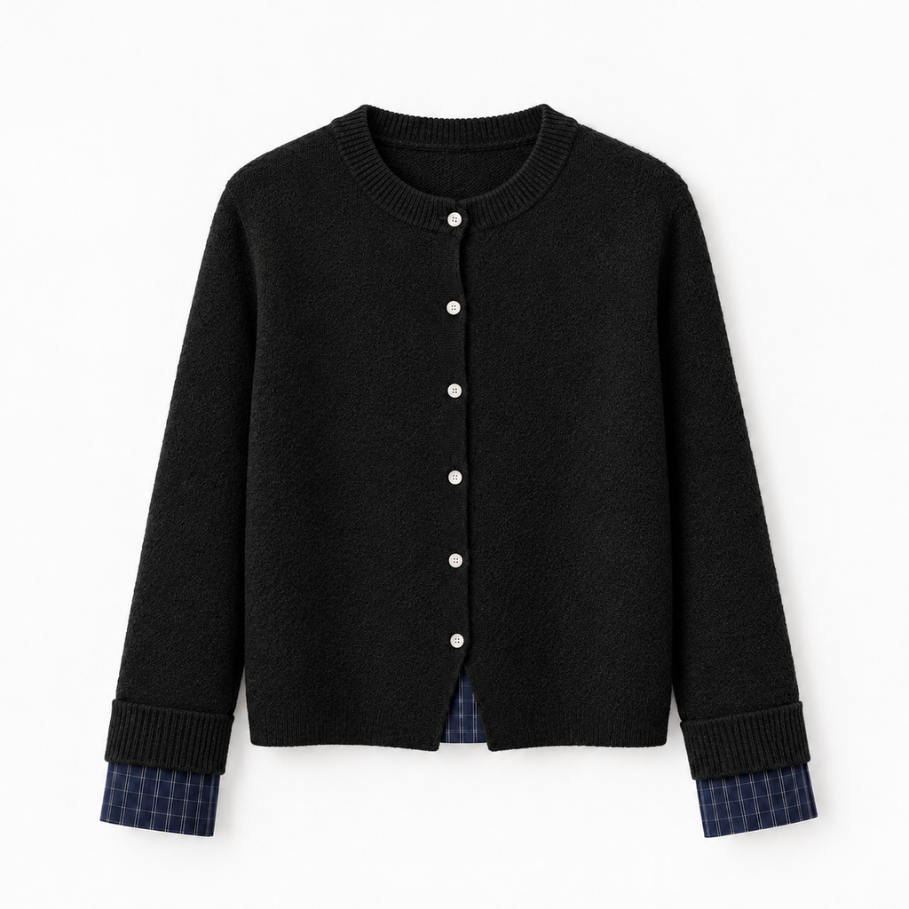 Chaqueta de Punto | Efecto 2 en 1
