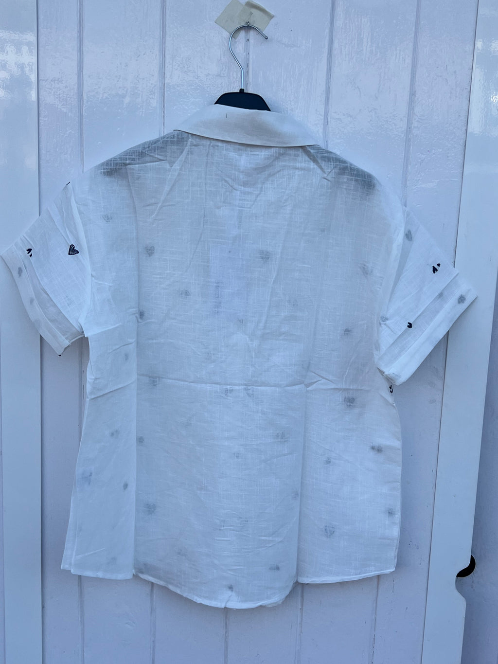 Camisa | corazones bordados