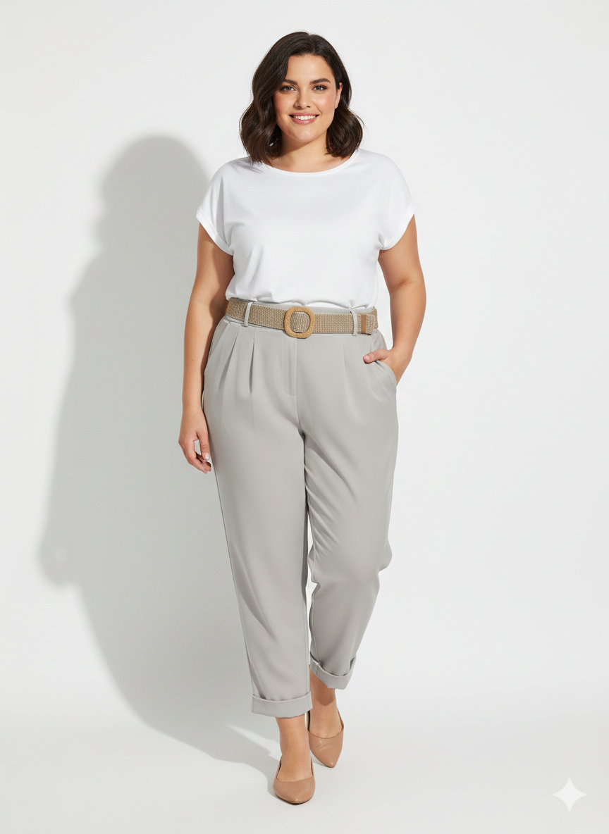 Pantalón esencial talla grande ( 42-50)