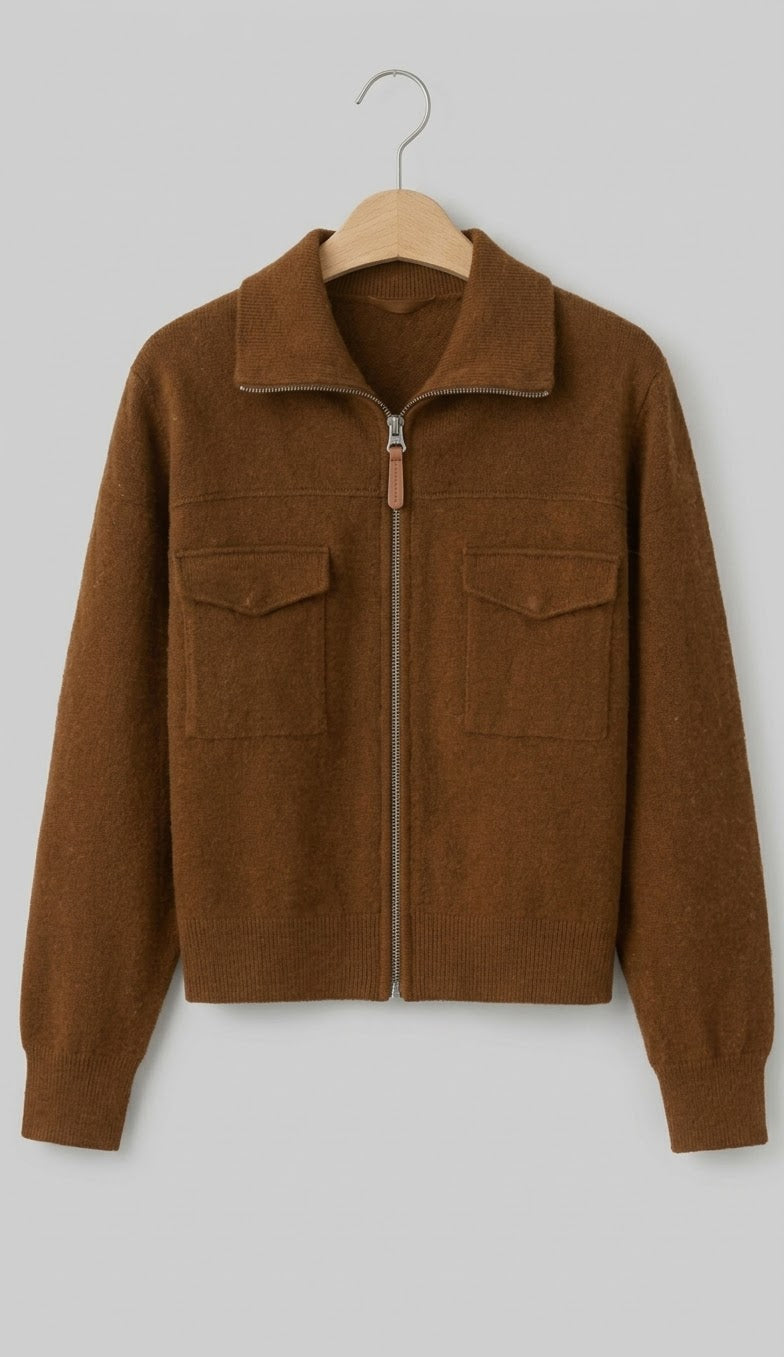 Chaqueta Punto | Corta con Cremallera