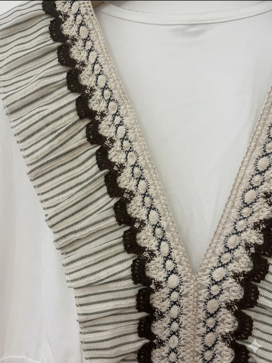 Camiseta Manga Corta Boho Chic