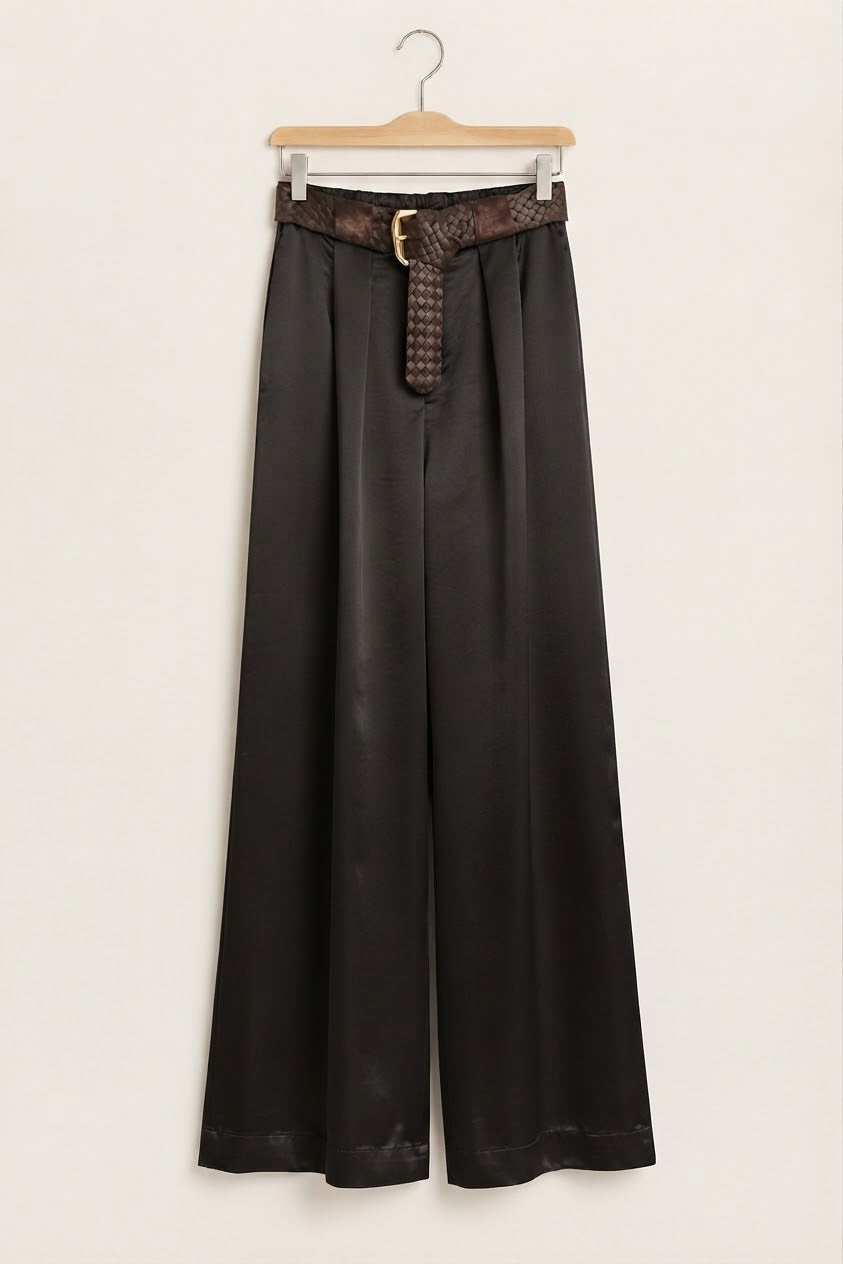 Pantalón Palazzo | Satinado