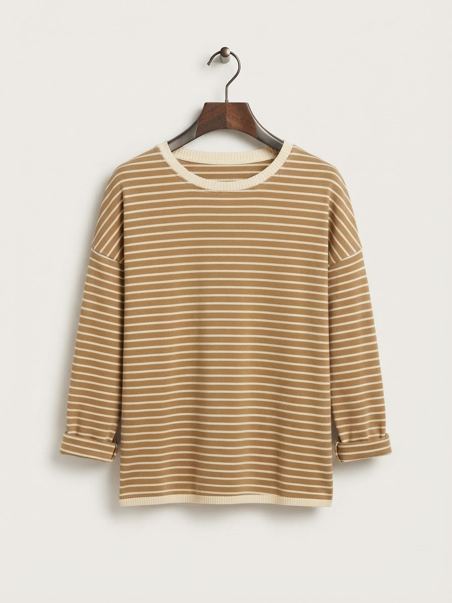 Camiseta Rayas | Ribete Contraste