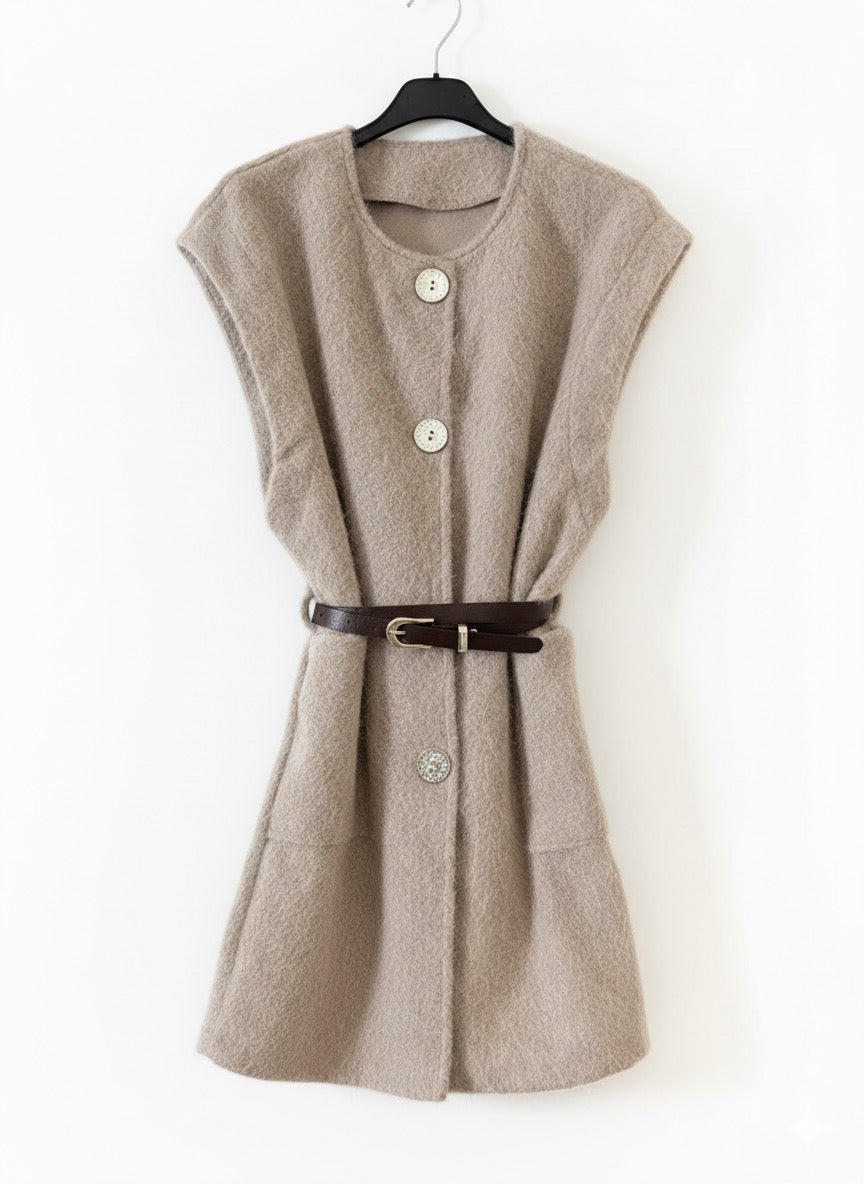 Chaleco con cinturón