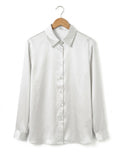 Camisa Satinada Fluida | Textura Arrugada