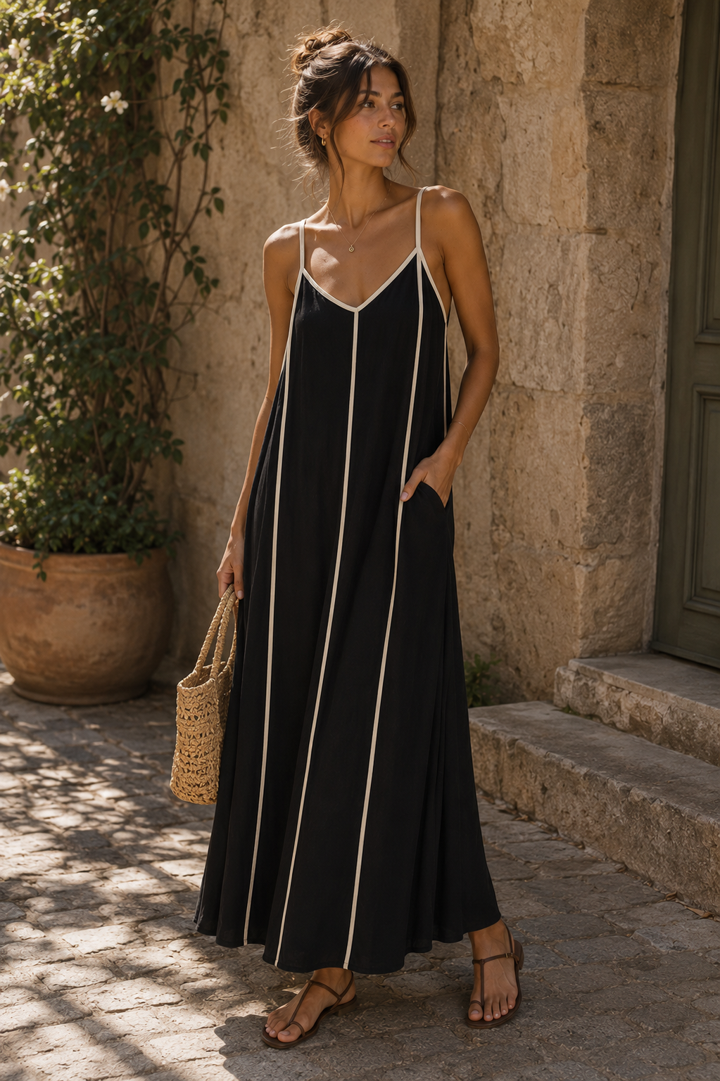 VESTIDO MAXI DE TIRANTES | SOFÍA