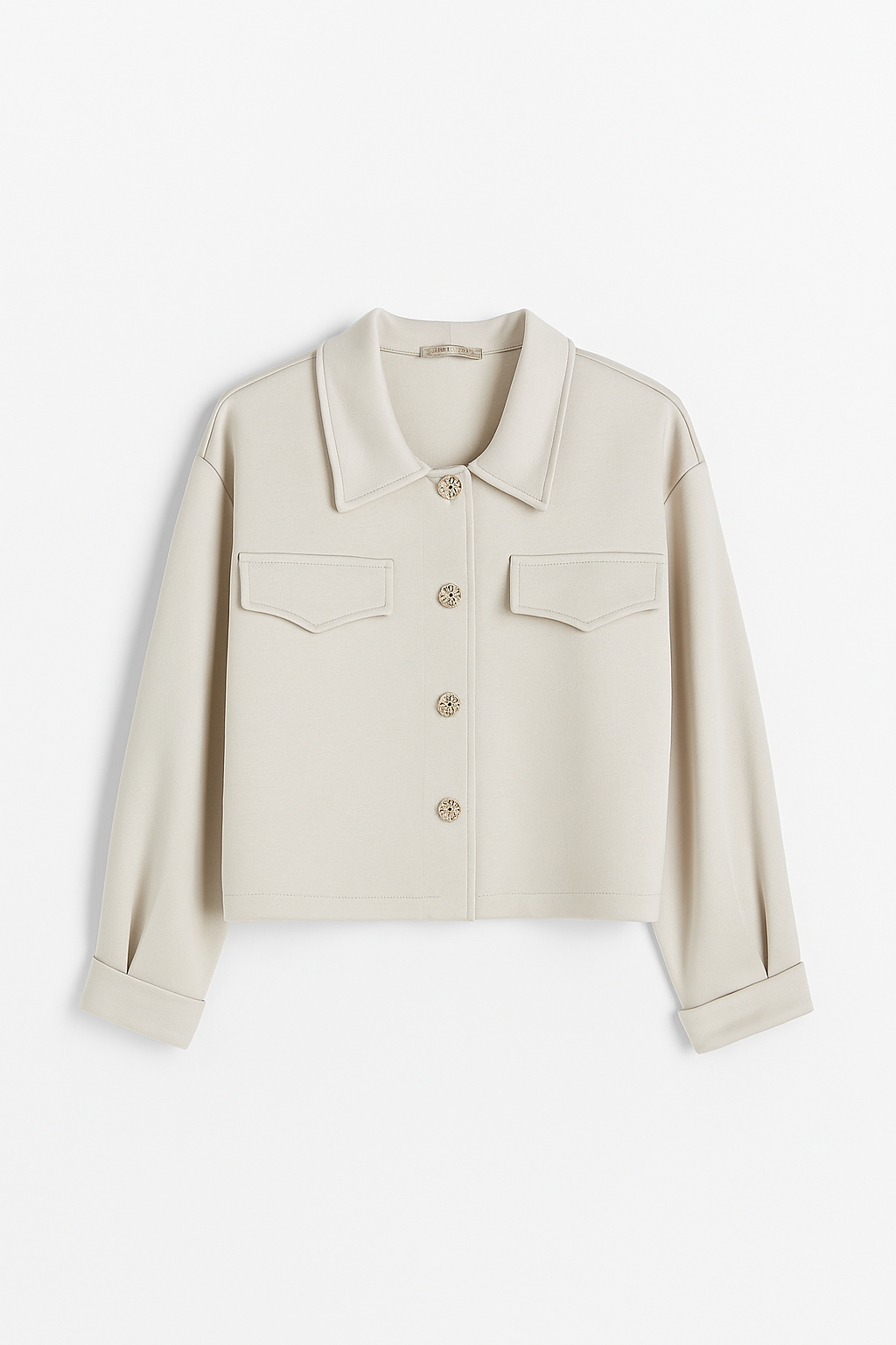 Chaqueta sudadera botones joya