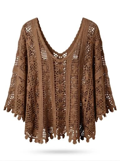 Blusa calada floral