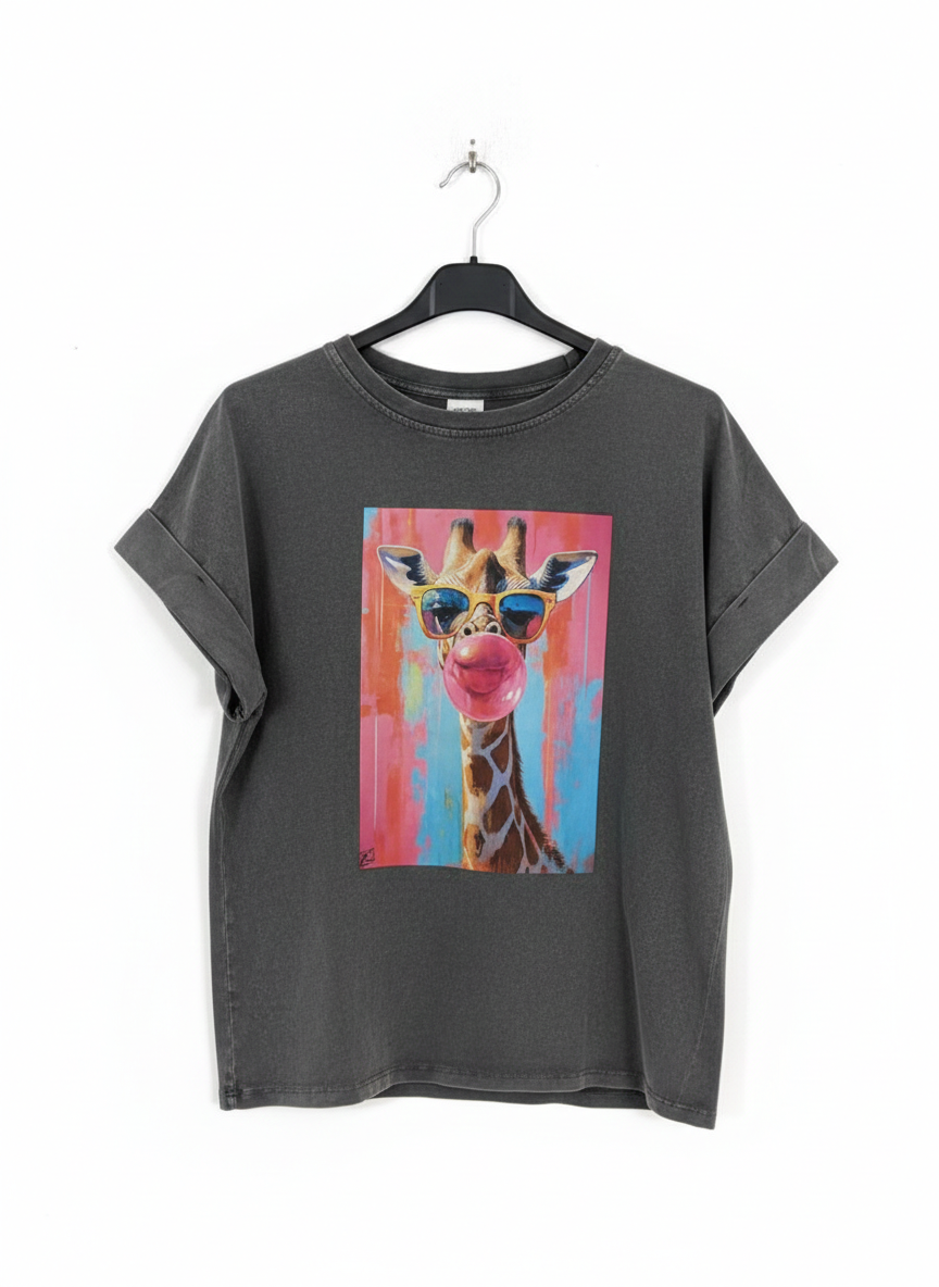 Camiseta "Cool Giraffe"