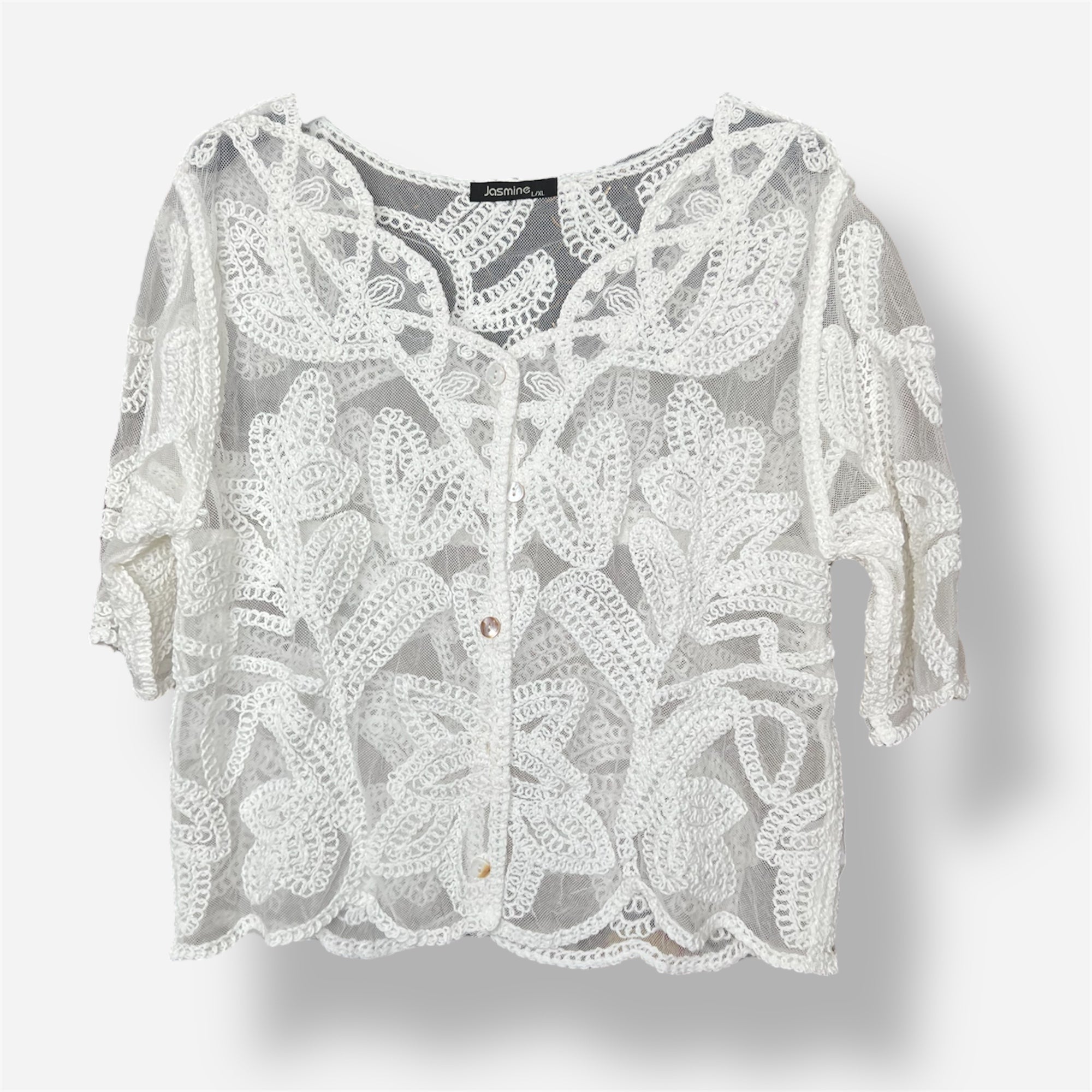 Blusa encaje bohemio