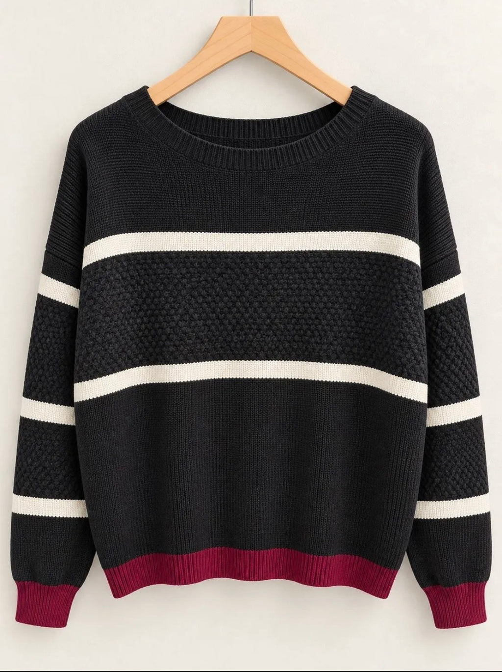 Jersey de Punto | Rayas y Textura