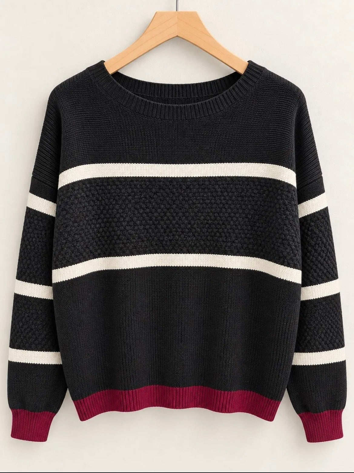 Jersey de Punto | Rayas y Textura
