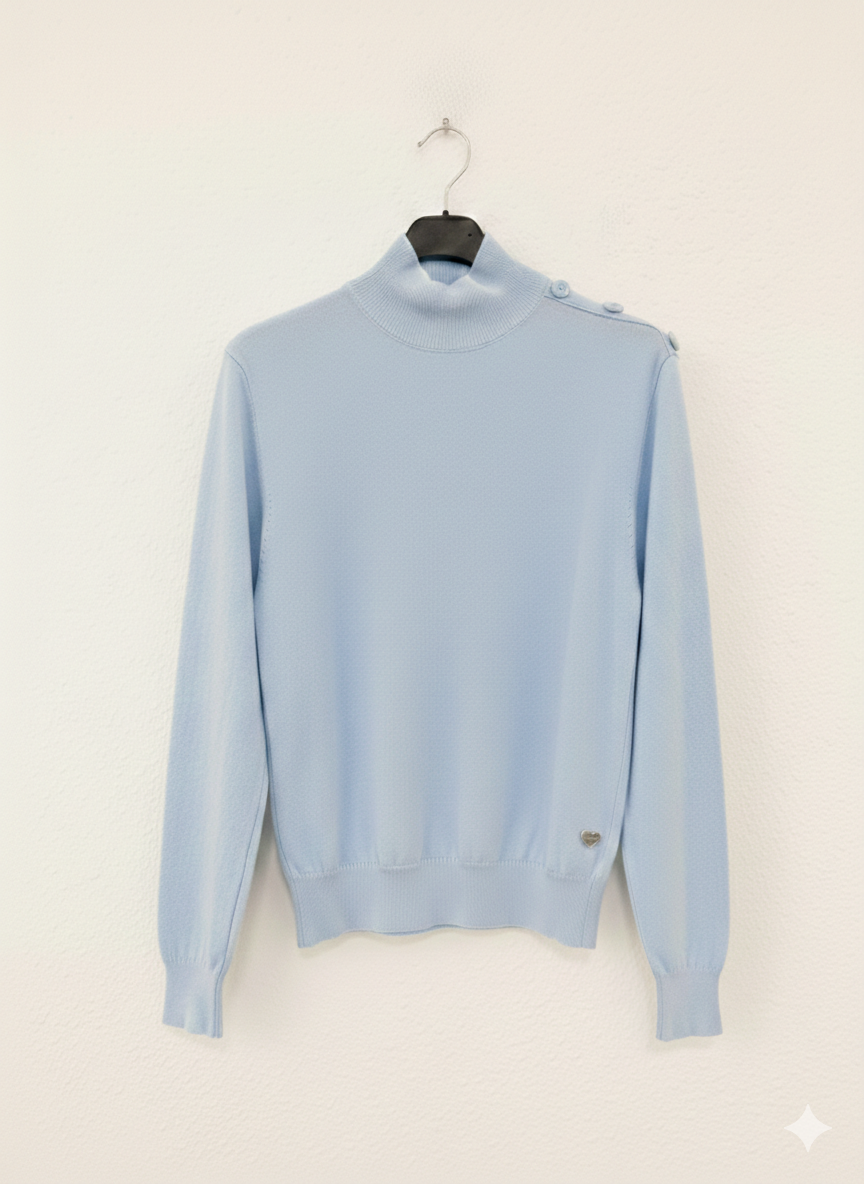 Jersey fino primavera botones