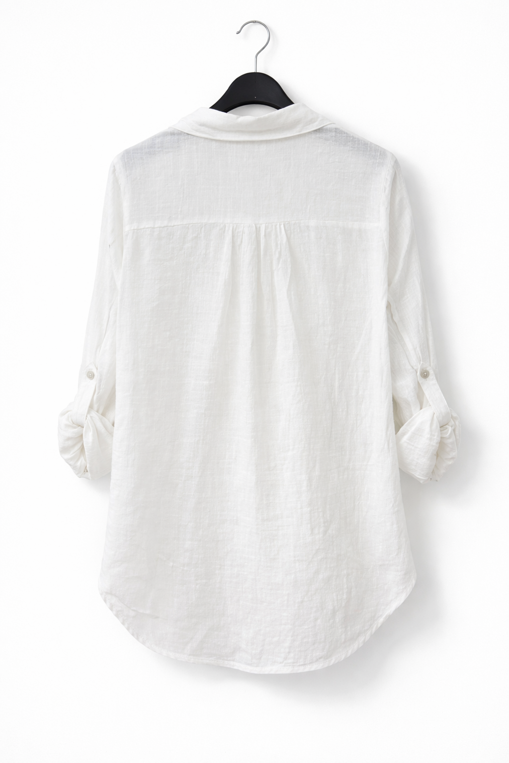 Camisa de Algodón con Bordado