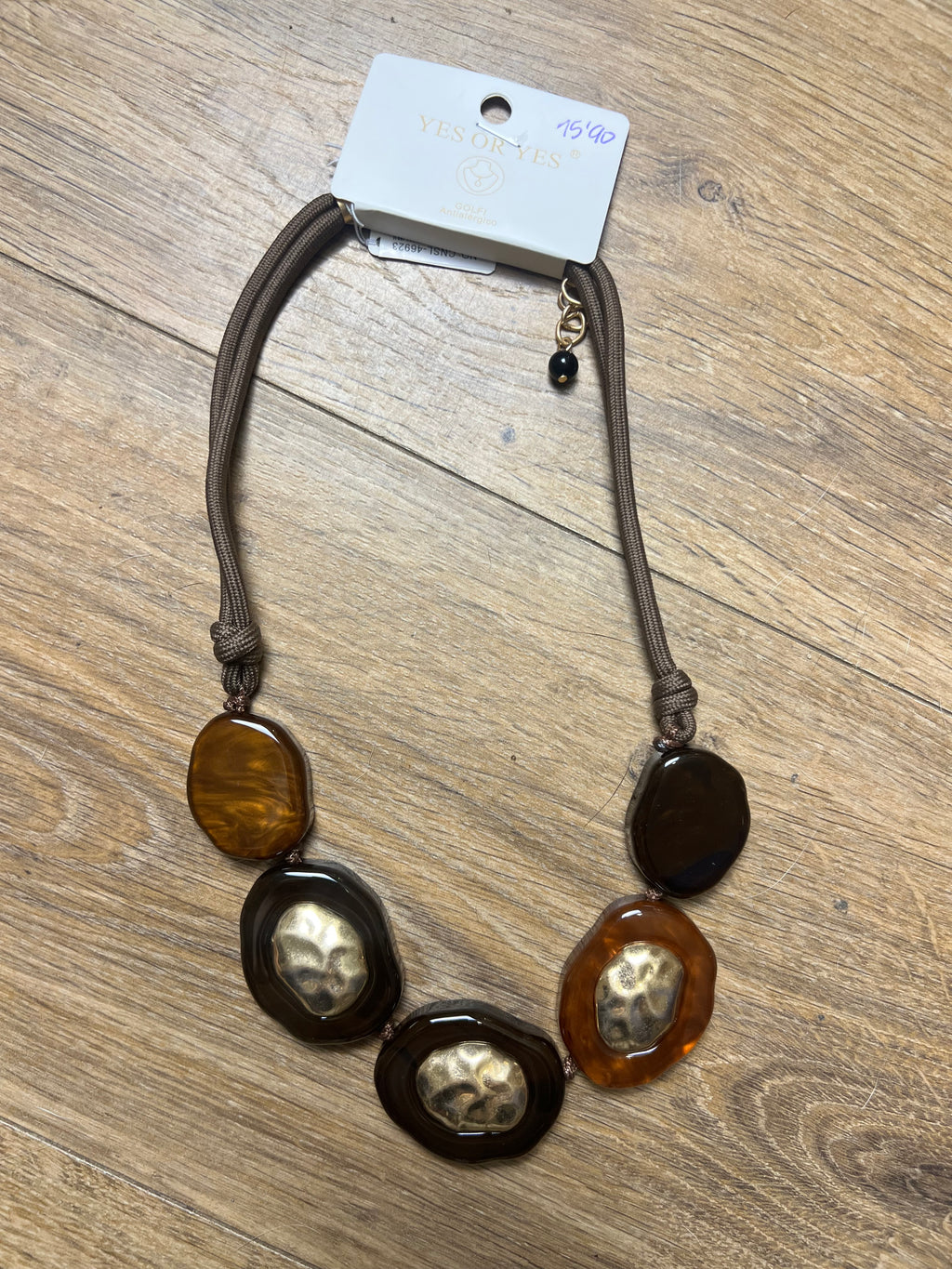 Collar | Onix & Gold