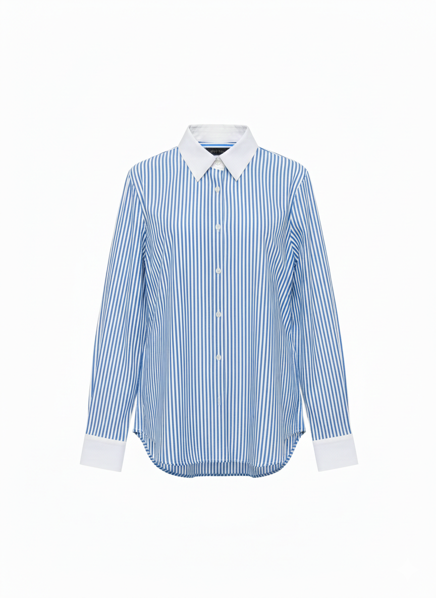 Camisa Rayas Contraste