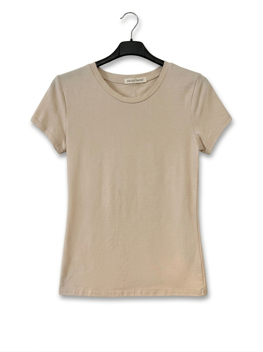 Camiseta manga corta esencial talla pequeña