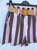 Pantalón corto rayas