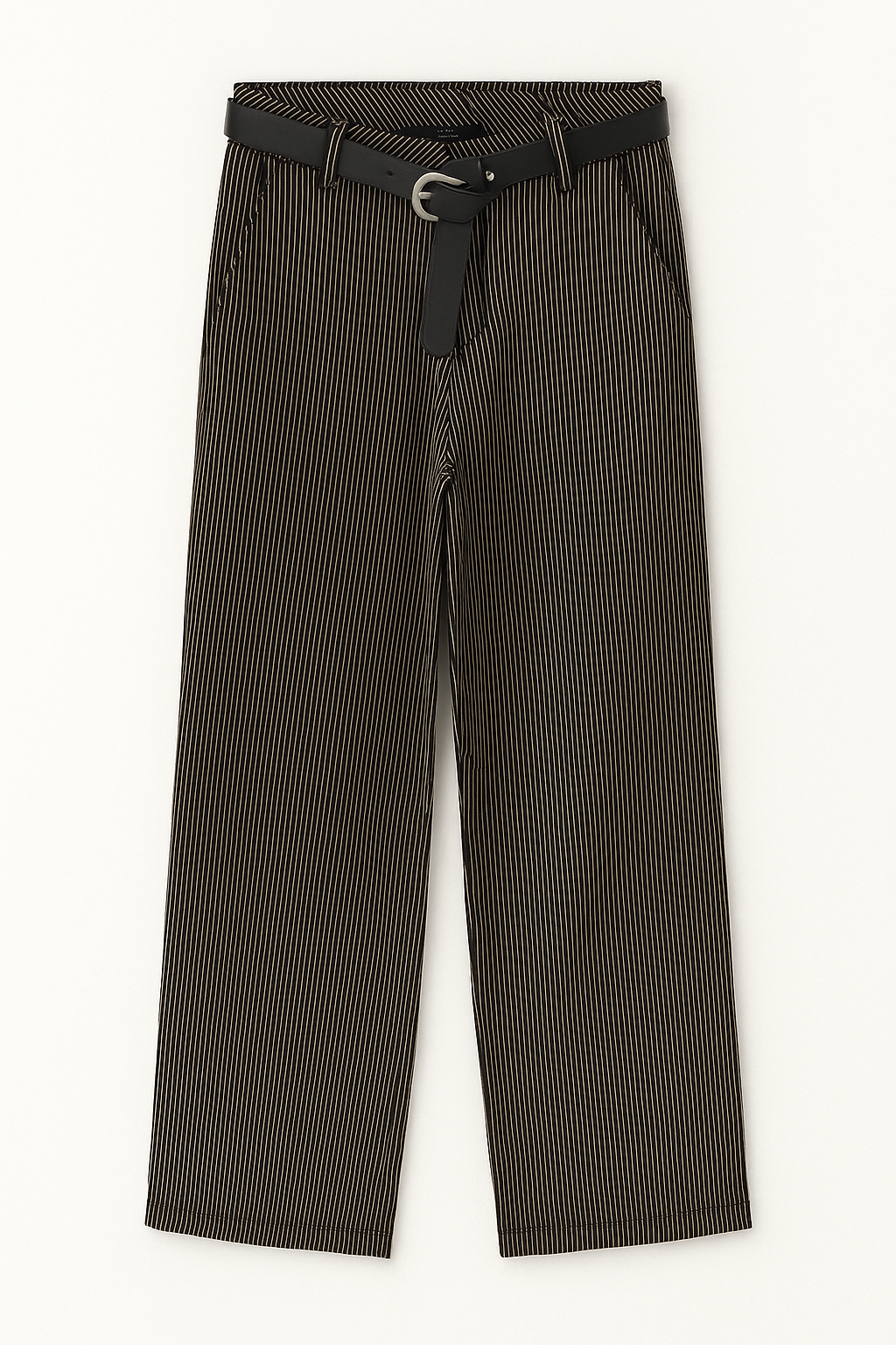 Pantalón rallas corte ancho