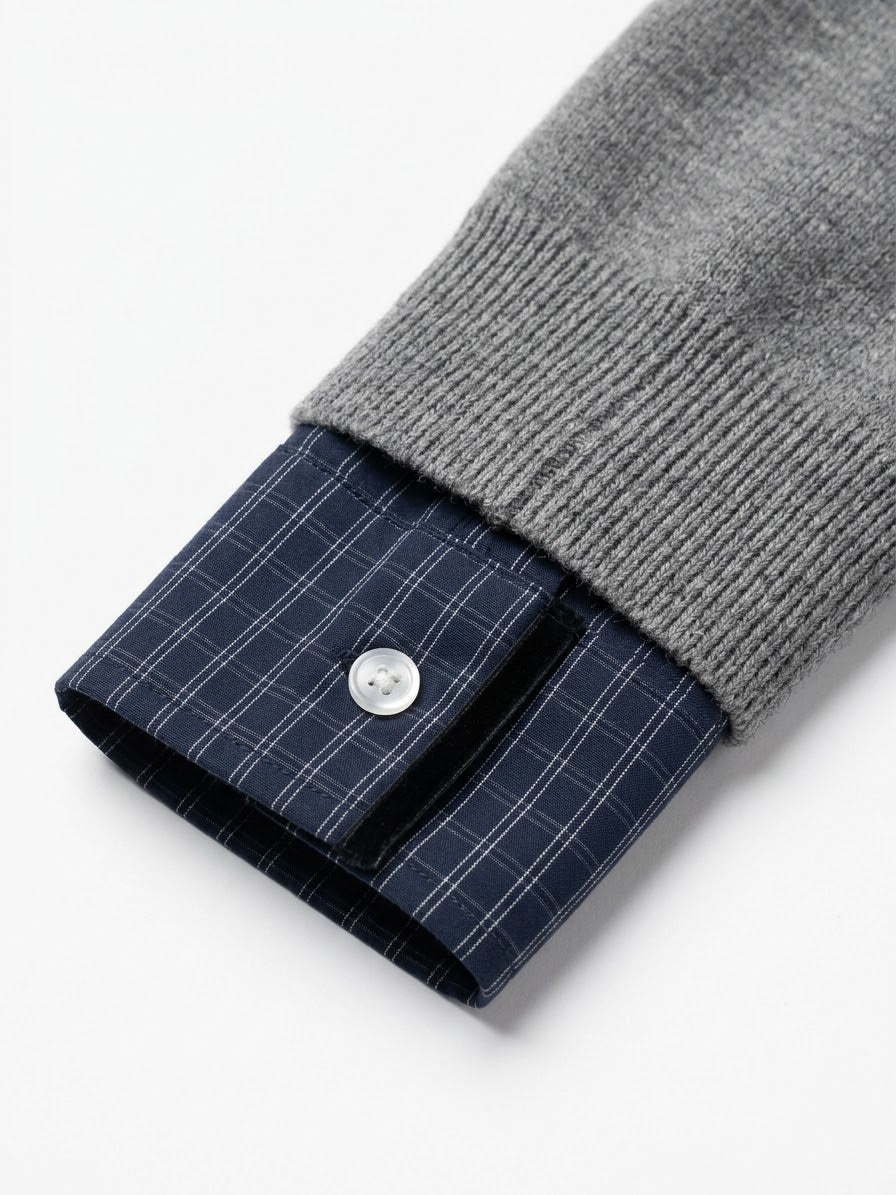 Chaqueta de Punto | Efecto 2 en 1