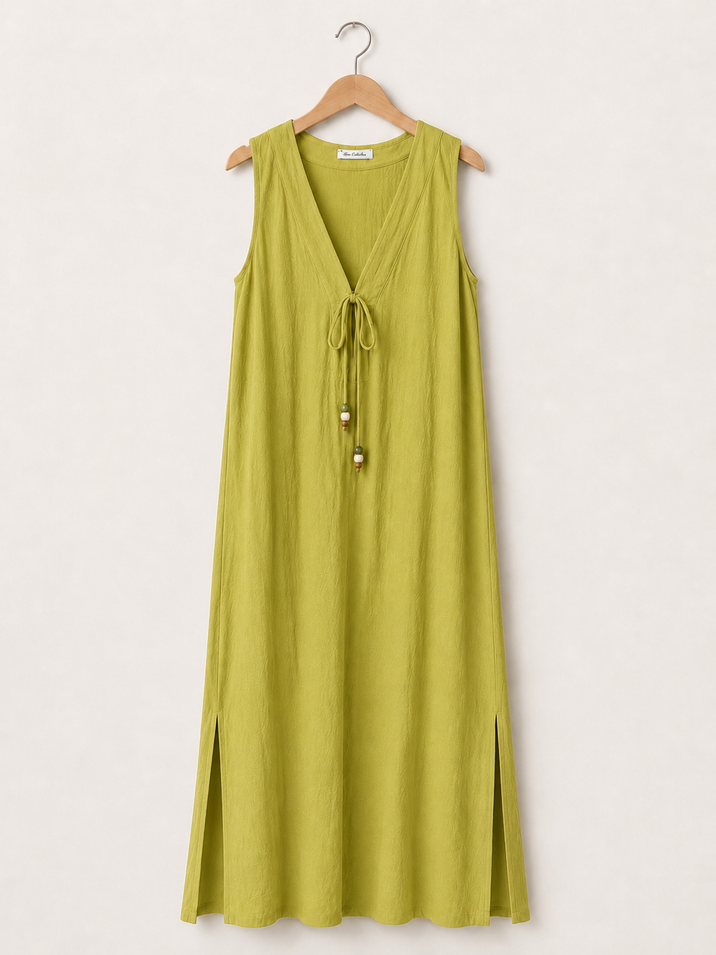 Vestido Largo | Tirante Ancho Con Bolsillos