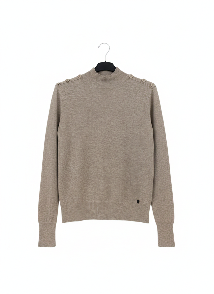 Jersey fino primavera botones